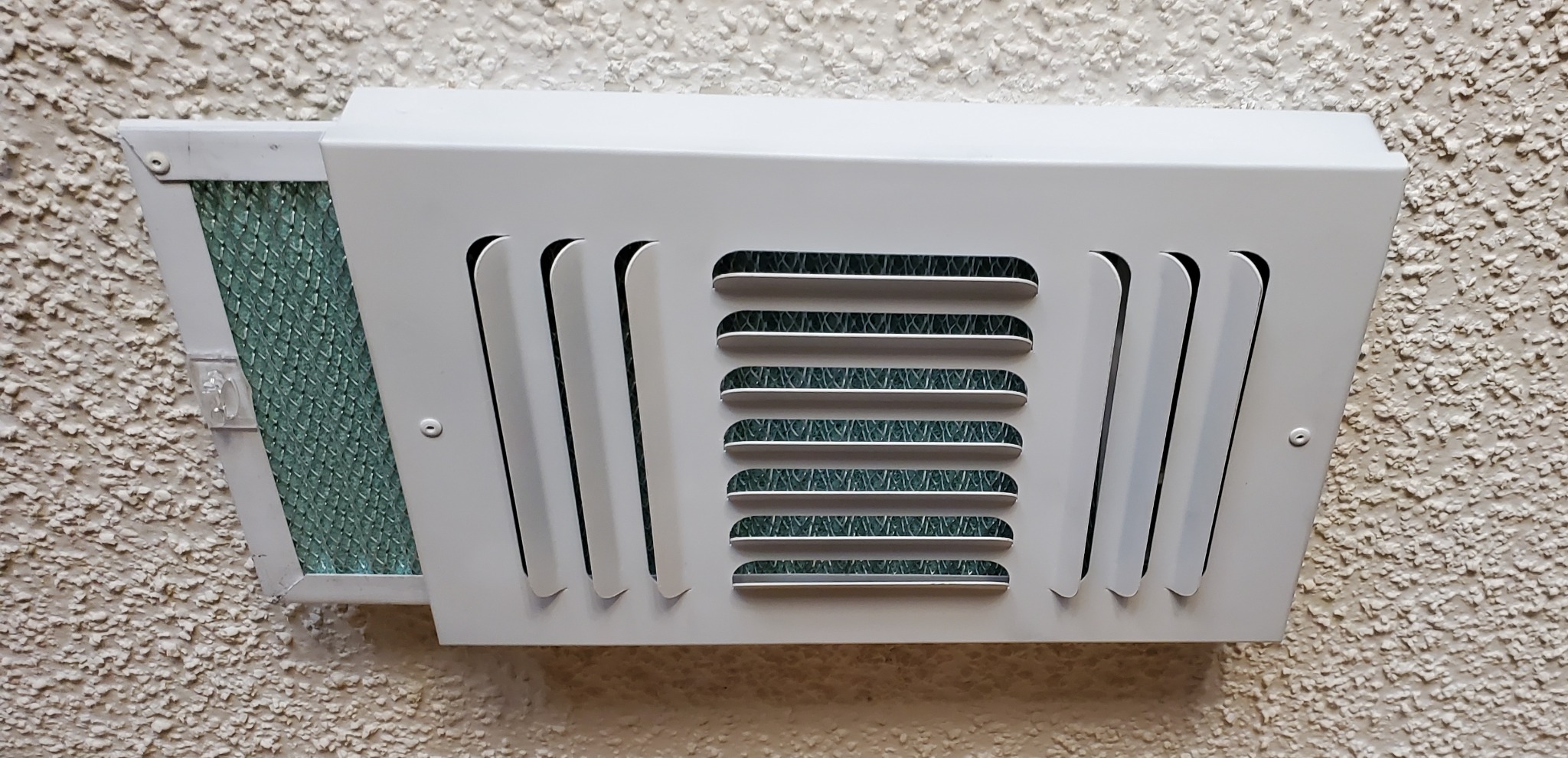 Step 2 filter inside grille